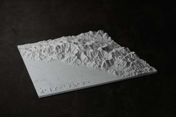 Alpi Apuane 3D Puzzle 100 pezzi Bianco - Braille