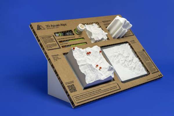 Kit Val Serenaia Alpi Apuane 3D Bianco